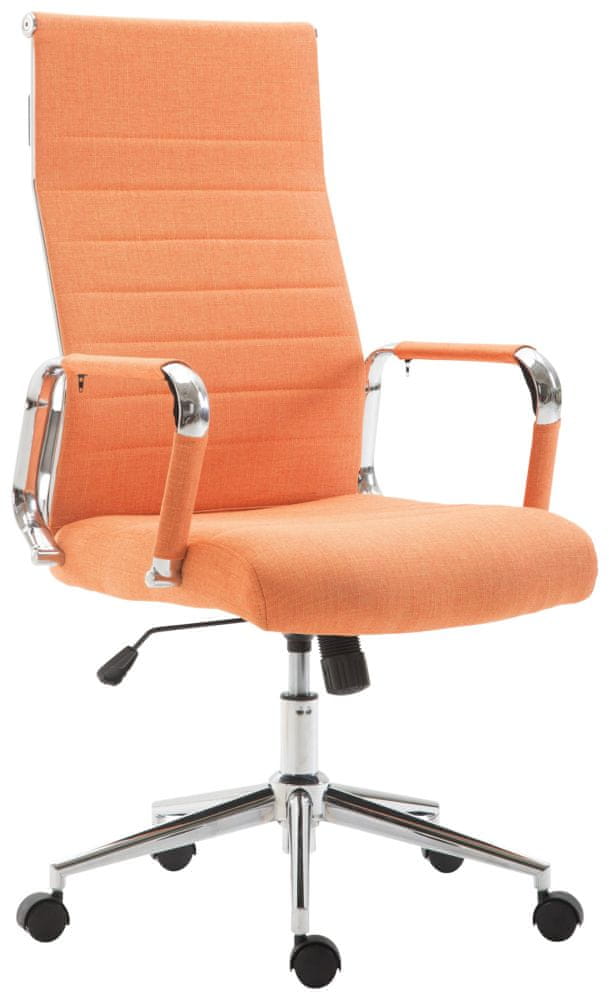 BHM Germany Kancelárska stolička Kolumbus, textil, oranžová